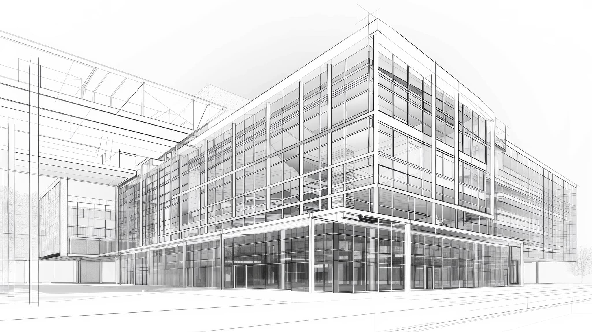 Architectural drawing plan