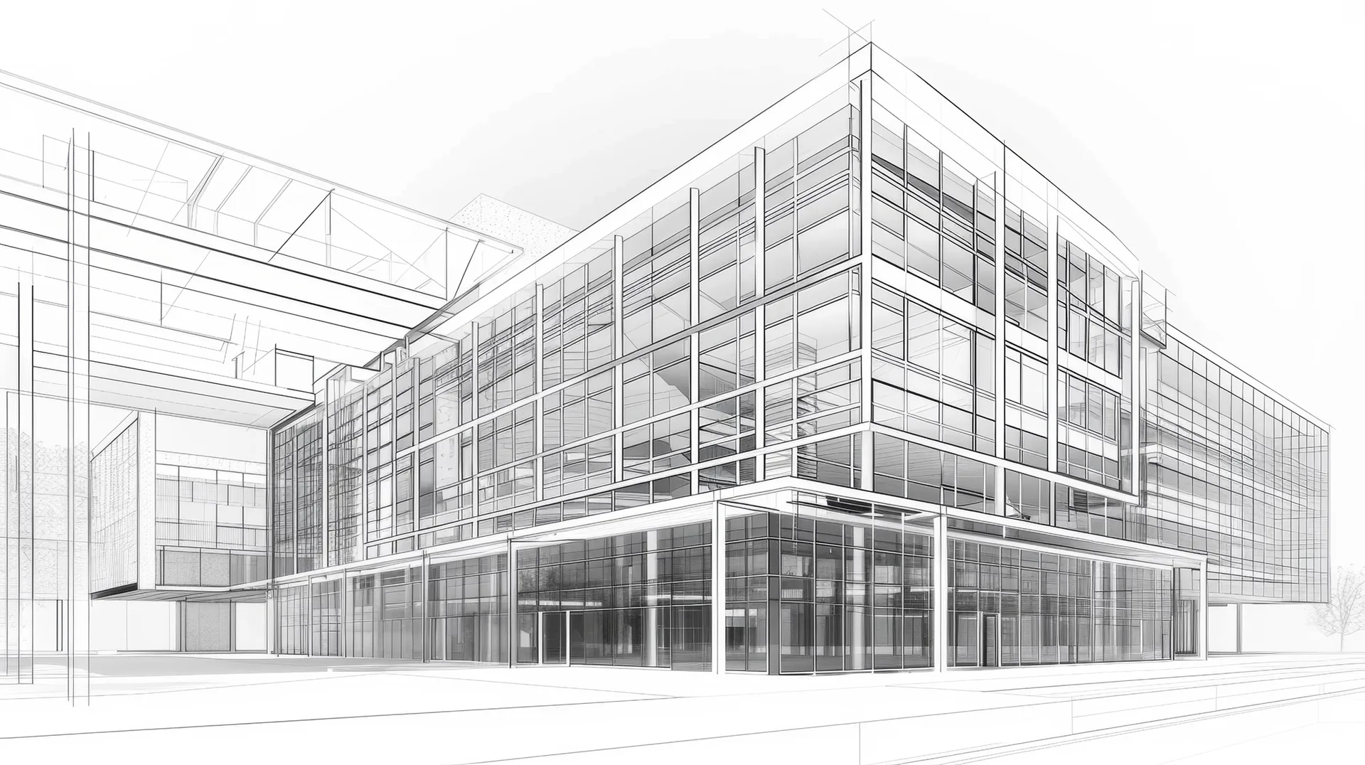 Architectural drawing plan
